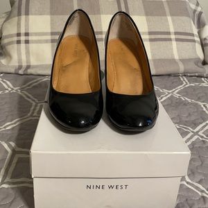 Nine West Black Wedges